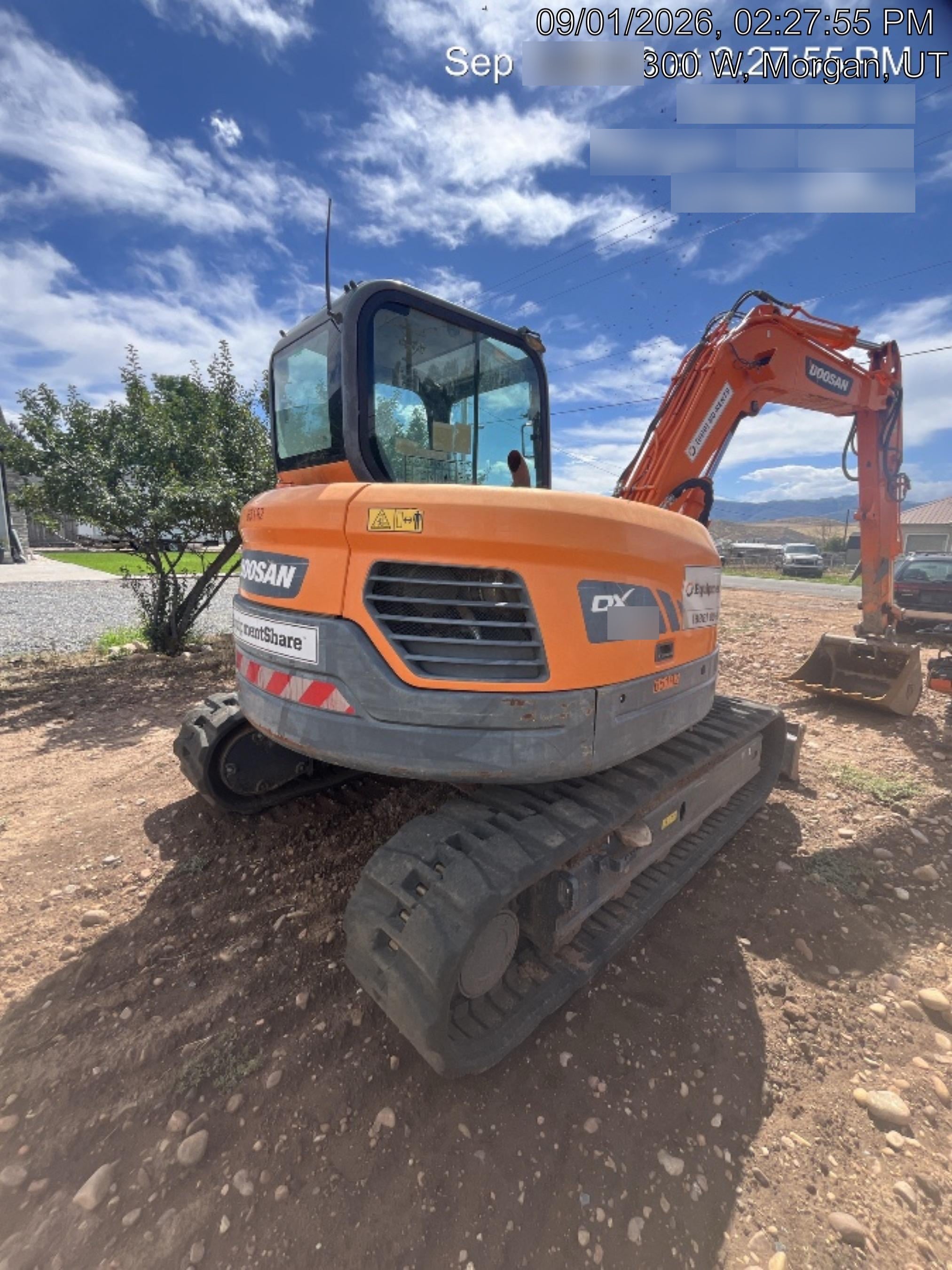 2020 DOOSAN DX85R-3