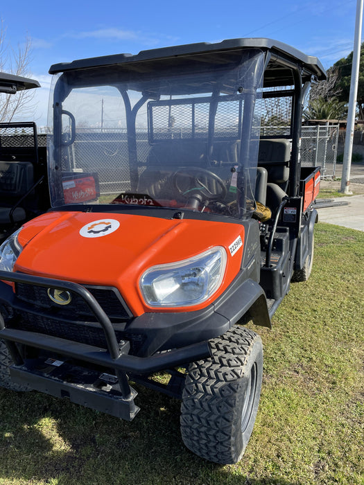 2022 Kubota RTV-X1140W-H Plastic Canopy, Windshield Acrylic Clear, LED Strobe Light, Wire Harness Kit, Back up Alarm