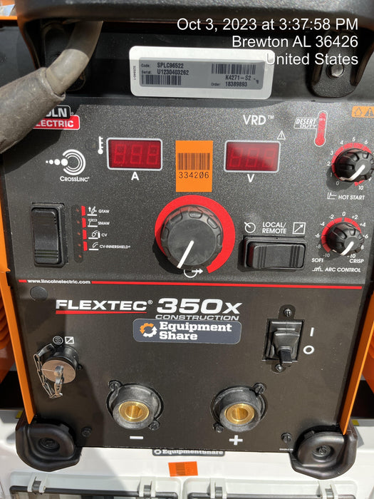 2023 LINCOLN ELECTRIC FLEXTEC 350X