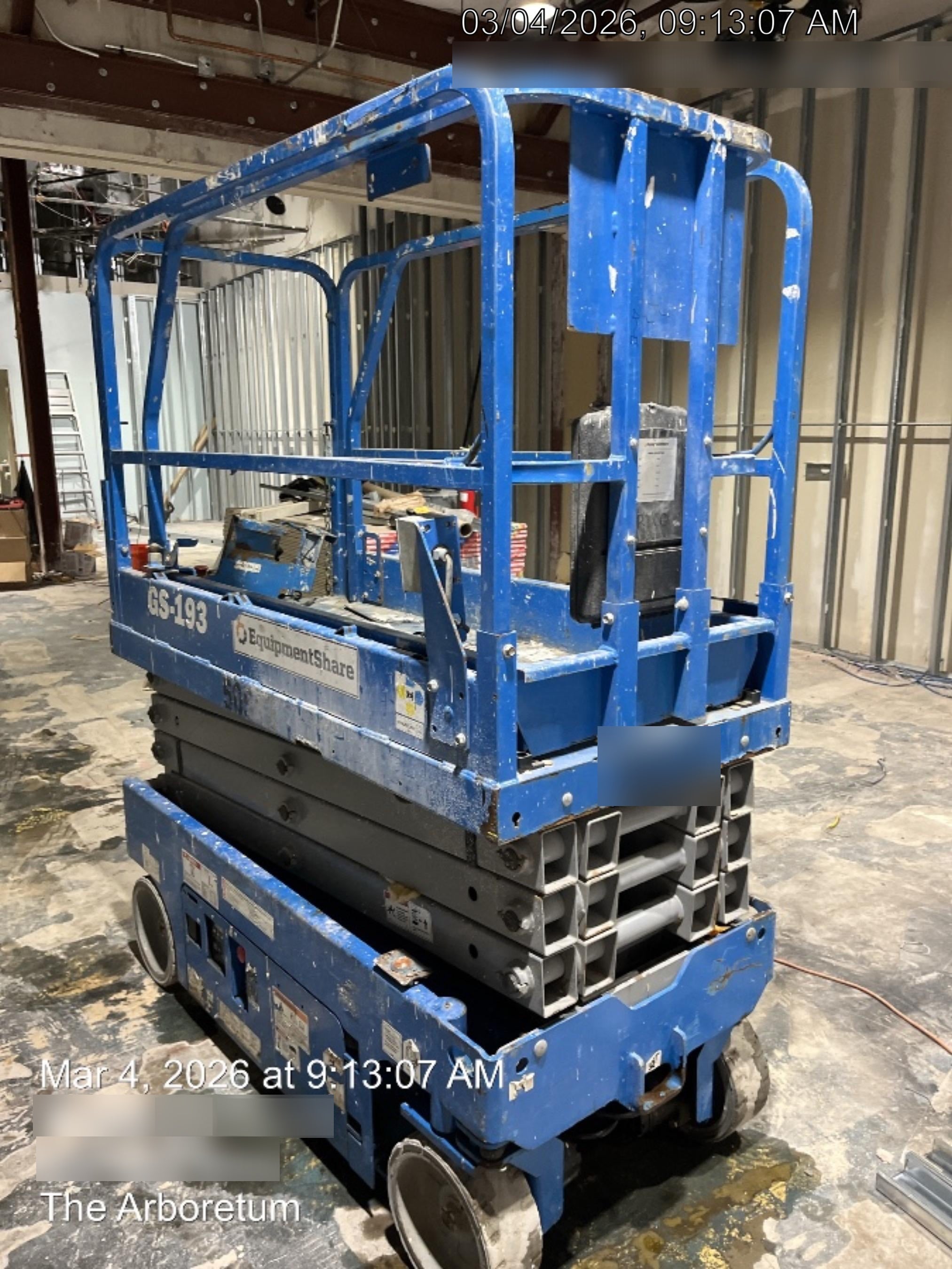2019 Genie GS-1930 Fixed Rails with Chain Entry