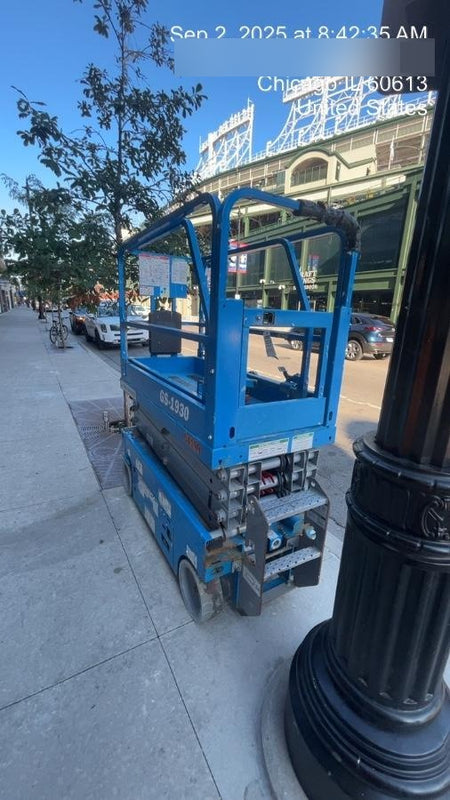 2020 Genie GS-1930 Solid Non Marking Tires, Beacon, Folding rails with half height swing gate