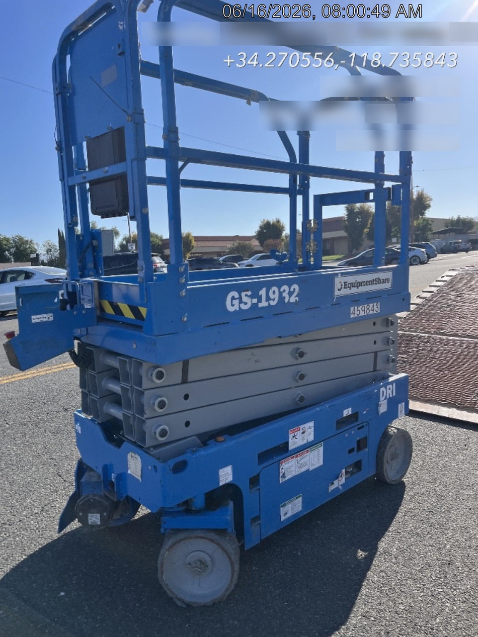 2024 Genie GS-1932 Electric Drive, Sld NM Tires, DBcns, T3 + Access Control