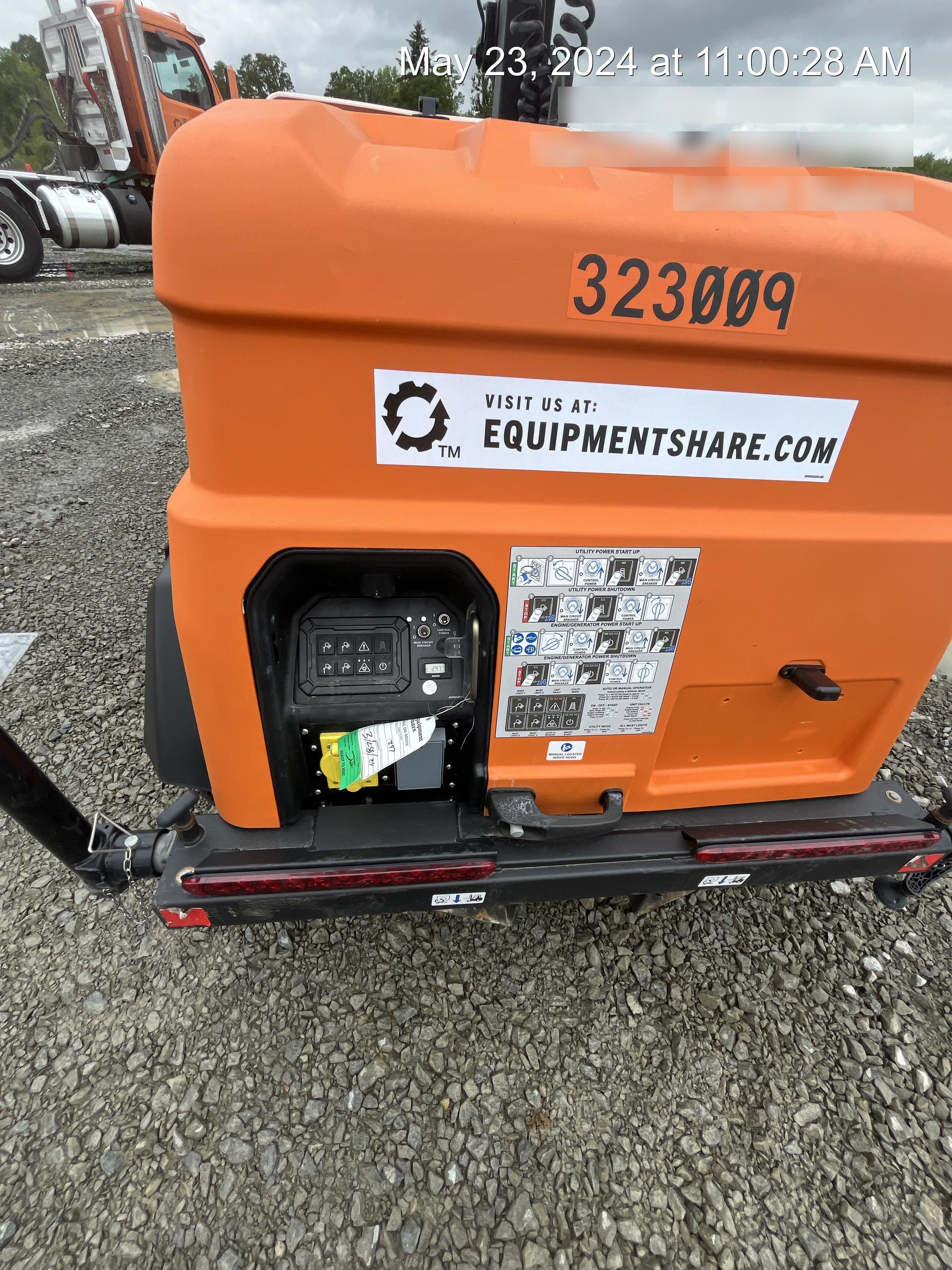 2023 Generac MLT2 Diesel, Flex Switch 120V Input, Powerzone Controller, (4) 320W LED Lights, 4kW Generator, 39.9 Gal Fuel Tank, 2" Ball, T3