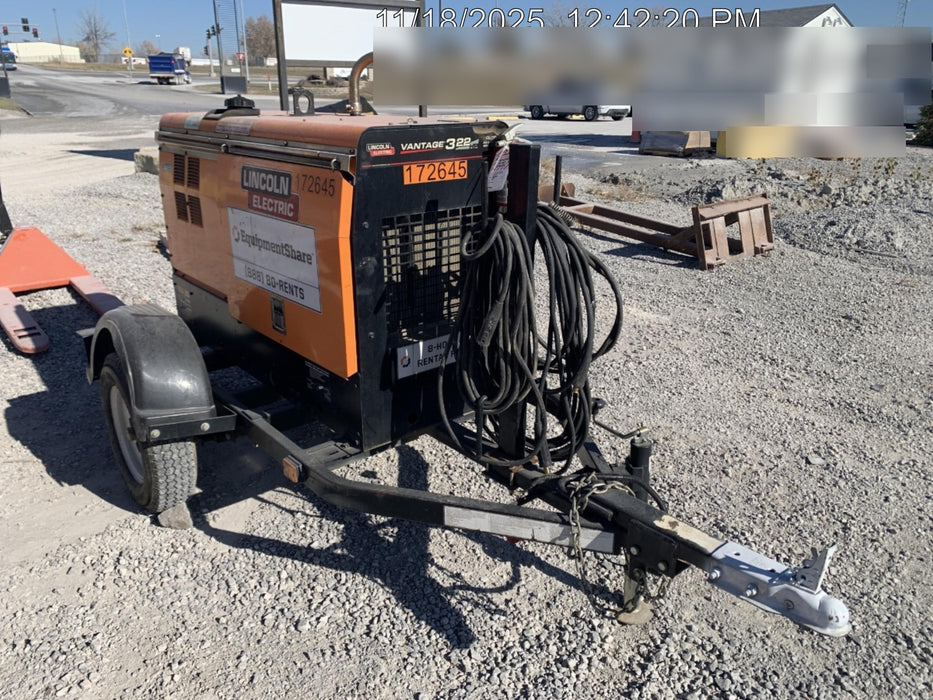 2023 Lincoln Electric LE400 Kubota V1505, Trlr, Cable Rack, Light Kit, ES Decals, T3