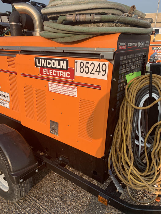 2021 Lincoln Electric Vantage 549X Ready Pak 3, ORANGE (includes trailer, cable rack, fender light kit)