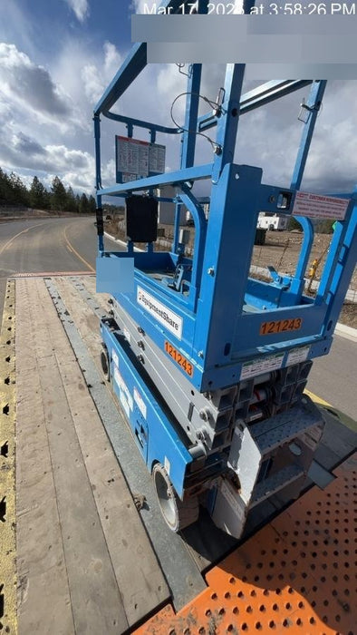 2020 Genie GS-1930 Solid Non Marking Tires, Beacon, Folding rails with half height swing gate, Telematics