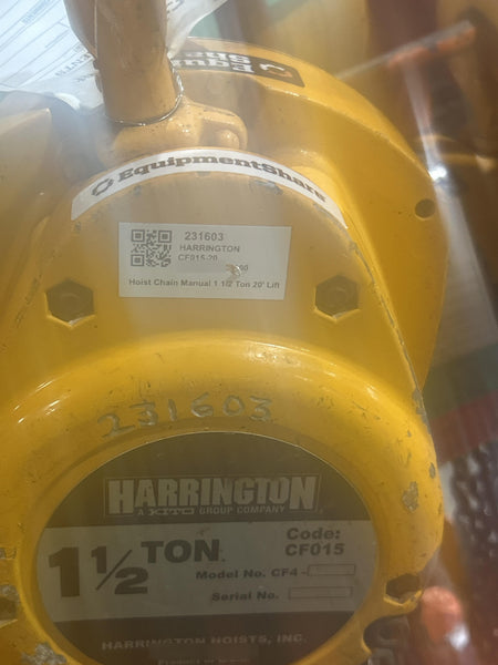 2022 HARRINGTON CF015-20