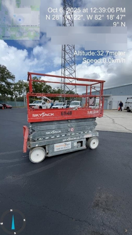 2018 Skyjack SJIII-3226 Skyjack SJIII3226 Scissor Lift w/Trojan Batteries