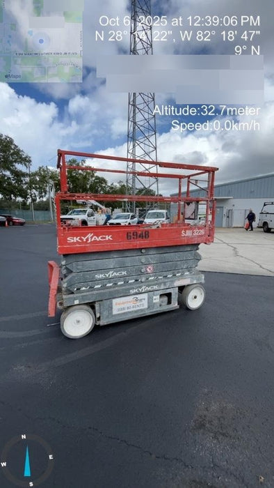 2018 Skyjack SJIII-3226 Skyjack SJIII3226 Scissor Lift w/Trojan Batteries