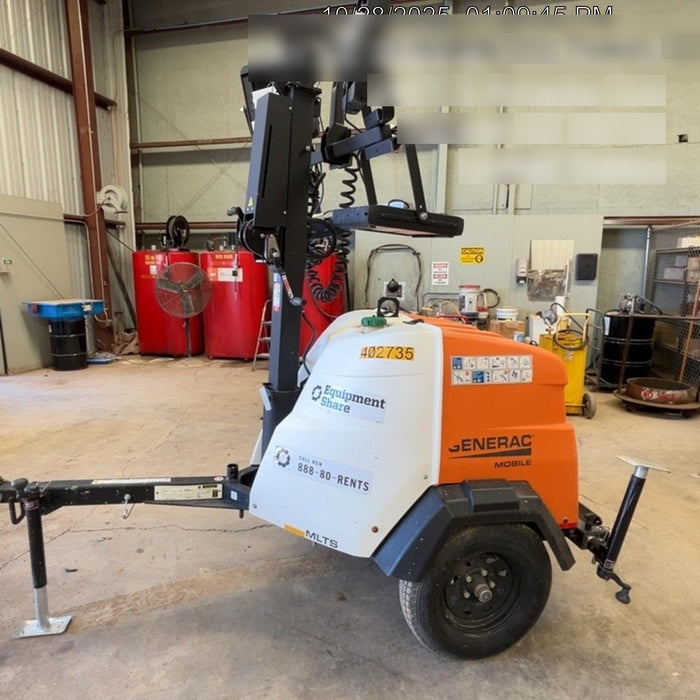 2024 Generac MLT2 Diesel, Flex Switch 120V Input, Powerzone Controller, 
(4) 320W LED Lights, 4kW Generator, 39.9 Gal Fuel Tank, 2" Ball, T3