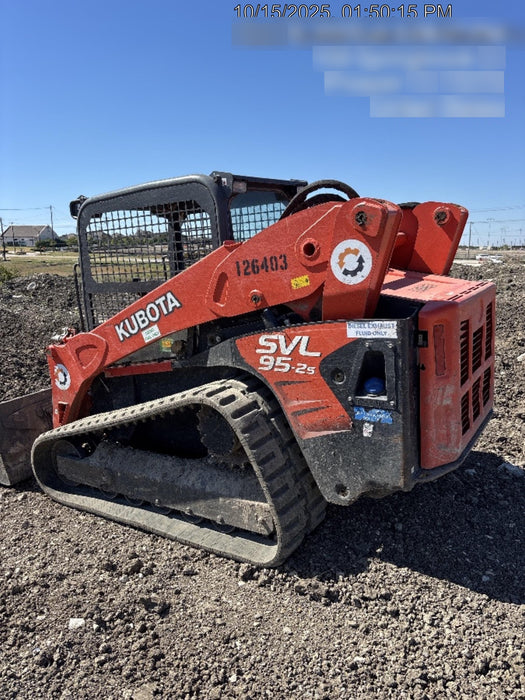 2020 Kubota SVL95-2S Open ROPS, Tier 4 Kubota Engine, Quick Coupler