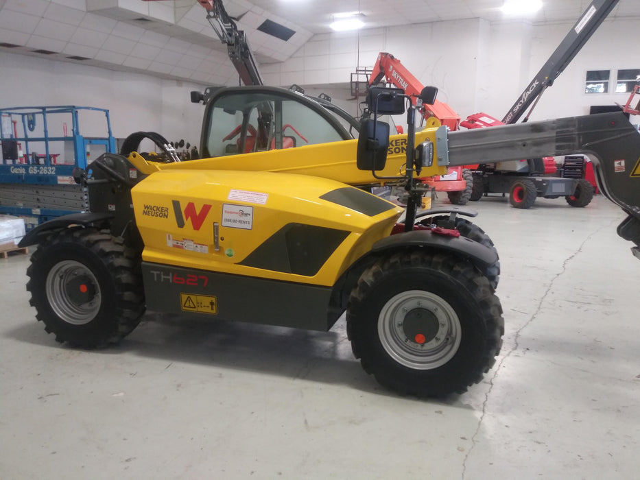 2018 Wacker Neuson TH627 Wacker Neuson TH627 Telehandler w/Canopy, Solid Tires, 48" Carriage and Forks