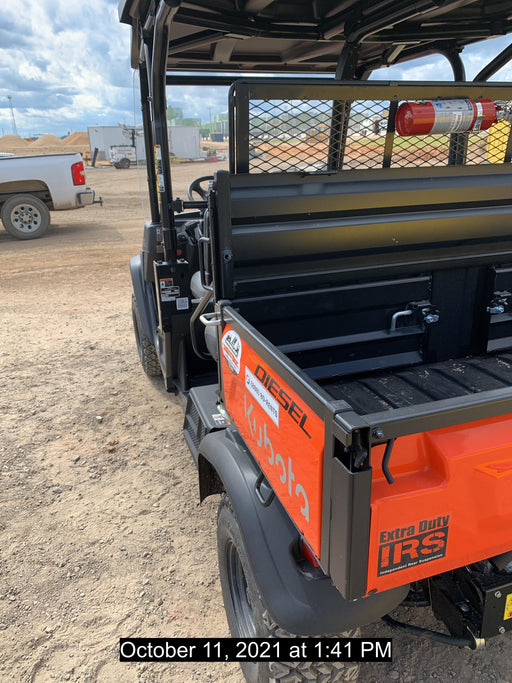 2021 Kubota RTV-X1140W-H Plastic Canopy, Windshield Acrylic Clear, LED Strobe Light, Wire Harness Kit, Back up Alarm