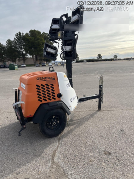 2024 Generac MLT2 Diesel, Flex Switch 120V Input, Powerzone Controller, 
(4) 320W LED Lights, 4kW Generator, 39.9 Gal Fuel Tank, 2" Ball, T3