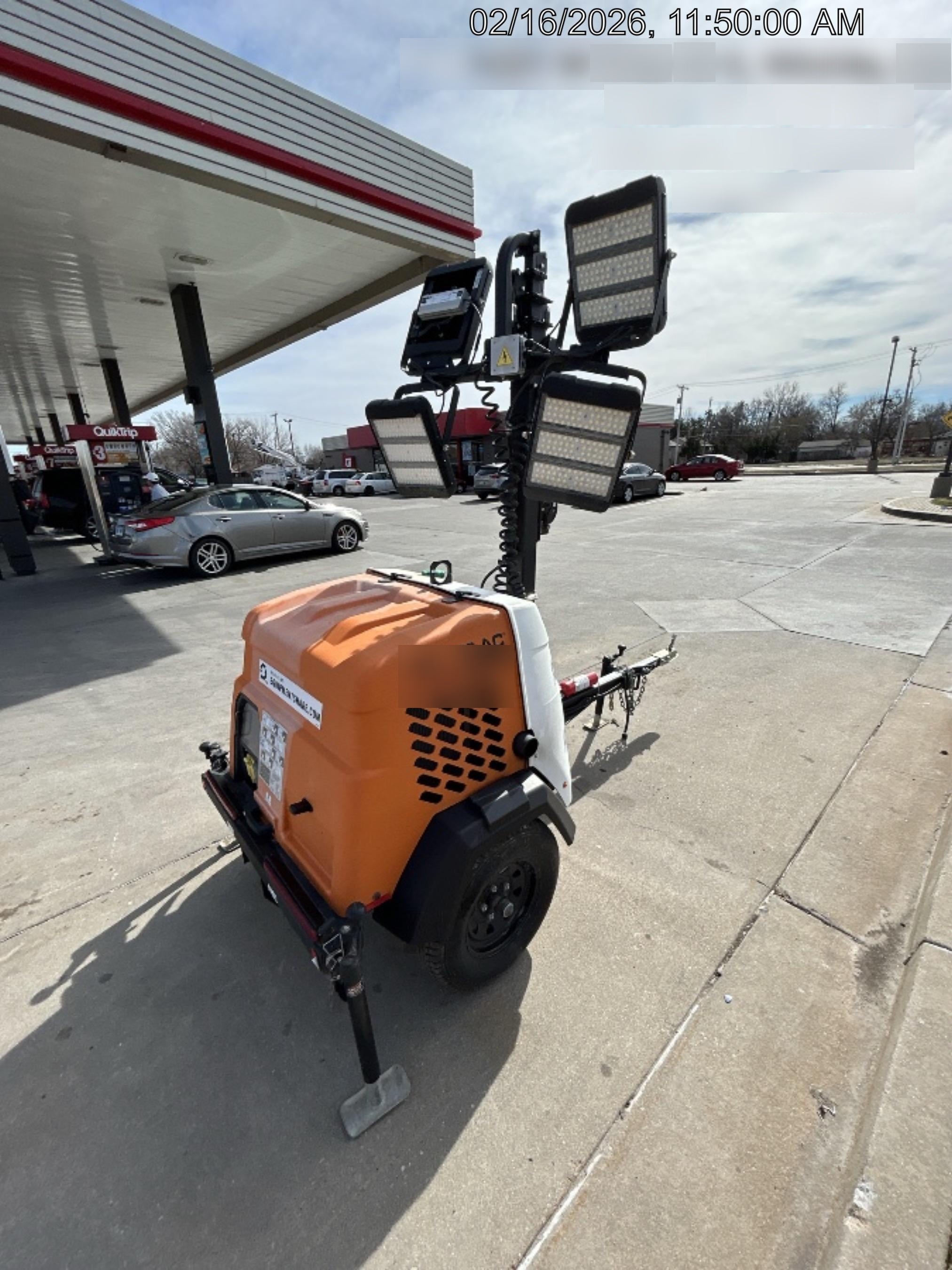 2023 Generac MLT2 Diesel, Flex Switch 120V Input, Powerzone Controller, (4) 320W LED Lights, 4kW Generator, 39.9 Gal Fuel Tank, 2" Ball, T3