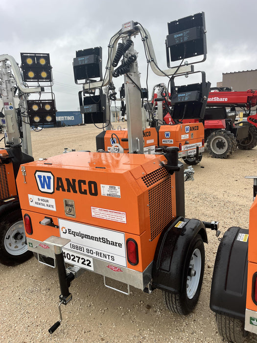 2024 Wanco WLTT-4MM4K Diesel, Deep Sea Controller, Shore Power Plug, Auto Start, (4) 350W LED Floodlights, 4kW Generator, 60 Gal Fuel Tank, 2" Ball, T3