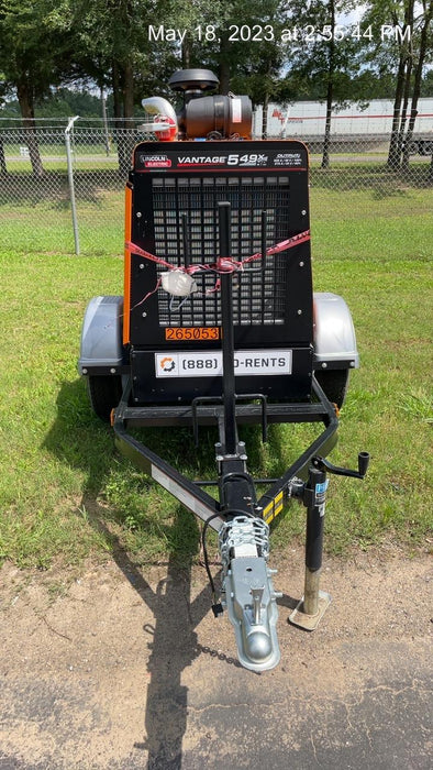 2022 Lincoln Electric Vantage 549X Crosslink Technology, Trailer Mounted, ES Decals, T3