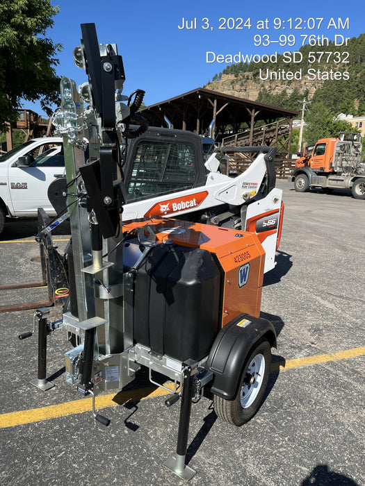 2024 Wanco WLTT-4MM4K Diesel, Deep Sea Controller, Shore Power Plug, Auto Start, (4) 350W LED Floodlights, 4kW Generator, 60 Gal Fuel Tank, 2" Ball, T3