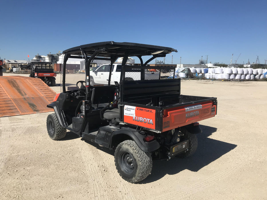 2020 Kubota RTV-X1140W-H Canopy, 4-Seater, Diesel, Windshield Acrylic Clear, Strobe Light, Backup Alarm