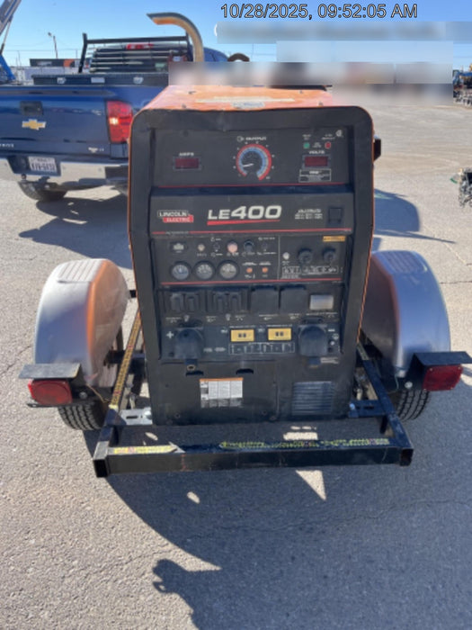 2022 Lincoln Electric LE400 Kubota V1505, Trlr, Cable Rack, Light Kit, ES Decals, T3