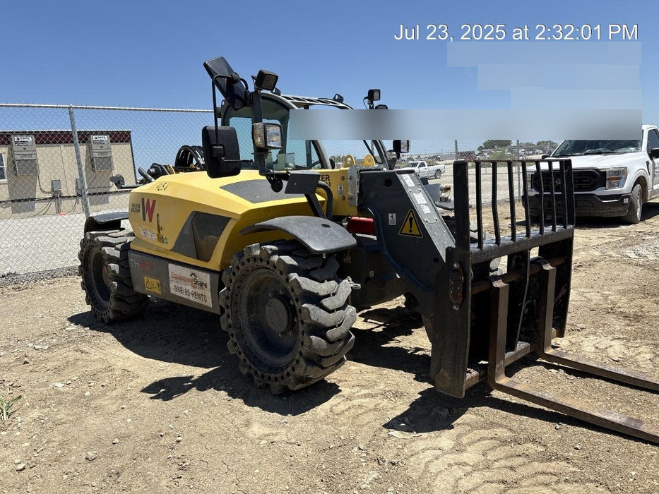 2018 Wacker Neuson TH627 Wacker Neuson TH627 Telehandler w/Canopy, Solid Tires, 48" Carriage and Forks
