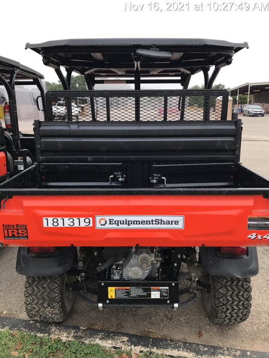 2022 Kubota RTV-X1140W-H Plastic Canopy, Windshield Acrylic Clear, LED Strobe Light, Wire Harness Kit, Back up Alarm