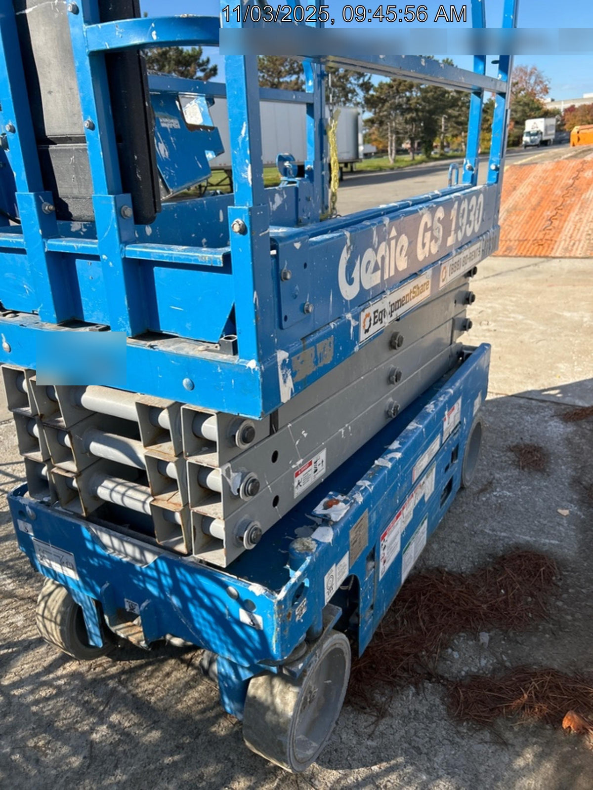 2018 Genie GS-1930 Genie GS-1930 w/Fixed Rail, Chain Entry