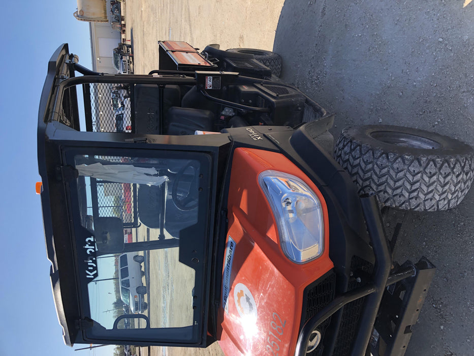 Kubota RTV-X1140W-H 4wd Utility Cart, LED Strobe, Windshield Tempered Glass, Pastic Canopy, Wire Harness Kit, Backup Alarm