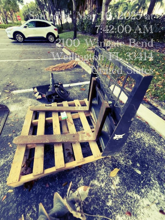 2023 BOBCAT 36" Mini Skid Steer Fork Carriage - Bobcat