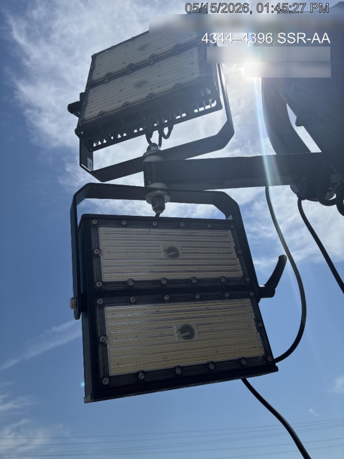2022 Allmand NLV3GR (4) LED Light Fixture 350W, 23' Vertical Mast, 3kW Prime, Towable, ES Decals, T3