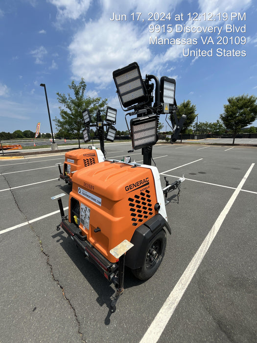 2023 Generac MLT2 Diesel, Flex Switch 120V Input, Powerzone Controller, 
(4) 320W LED Lights, 4kW Generator, 39.9 Gal Fuel Tank, 2" Ball, T3