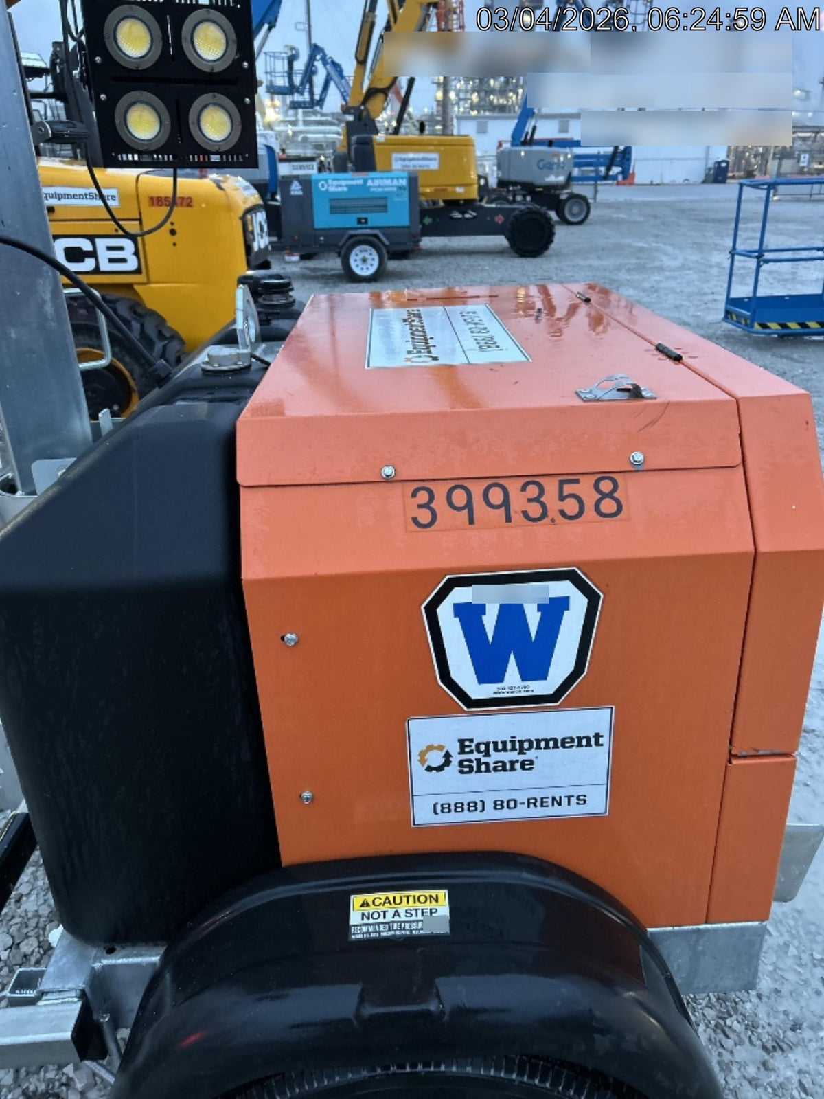 2024 Wanco WLTT-4MM4K Diesel, Deep Sea Controller, Shore Power Plug, Auto Start, (4) 350W LED Floodlights, 4kW Generator, 60 Gal Fuel Tank, 2" Ball, T3