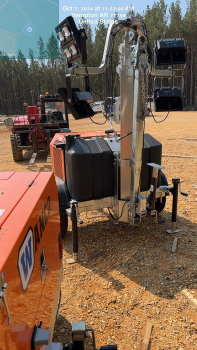 2024 Wanco WLTT-4MM4K Diesel, Deep Sea Controller, Shore Power Plug, Auto Start, (4) 350W LED Floodlights, 4kW Generator, 60 Gal Fuel Tank, 2" Ball, T3