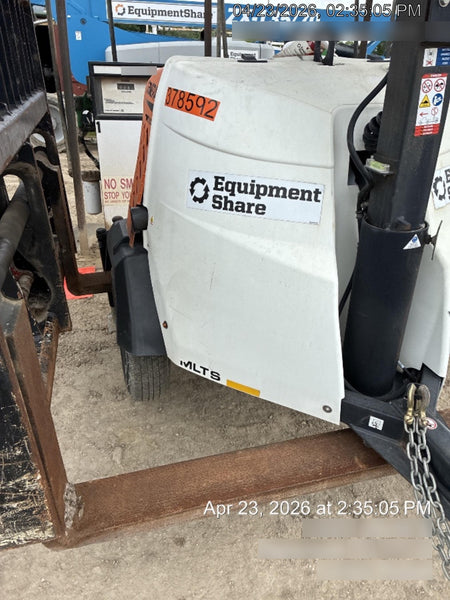 2023 Generac MLT2 Diesel, Flex Switch 120V Input, Powerzone Controller, 
(4) 320W LED Lights, 4kW Generator, 39.9 Gal Fuel Tank, 2" Ball, T3
