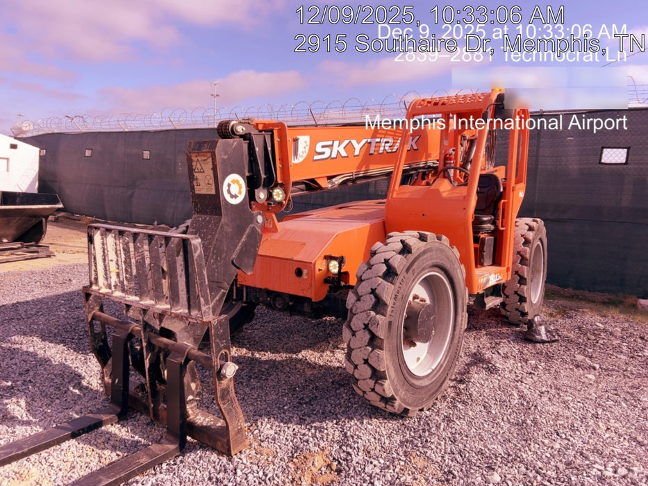 2019 Skytrak 6036 Canopy, Solid Tires, LED Work Lights, Beacon 50" Carriage, 48" Pallet Forks