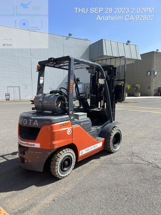 2022 TOYOTA 8FGU25 LP w/ Scale