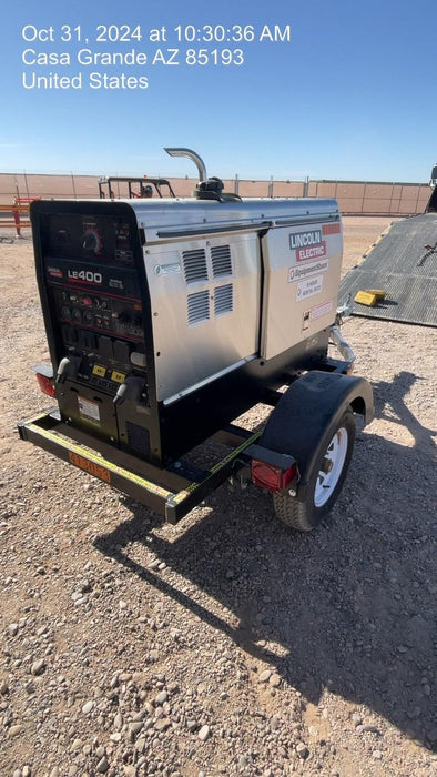 2024 Lincoln Electric LE400 Kubota V1505, Trlr, Cable Rack, Light Kit, ES Decals, T3