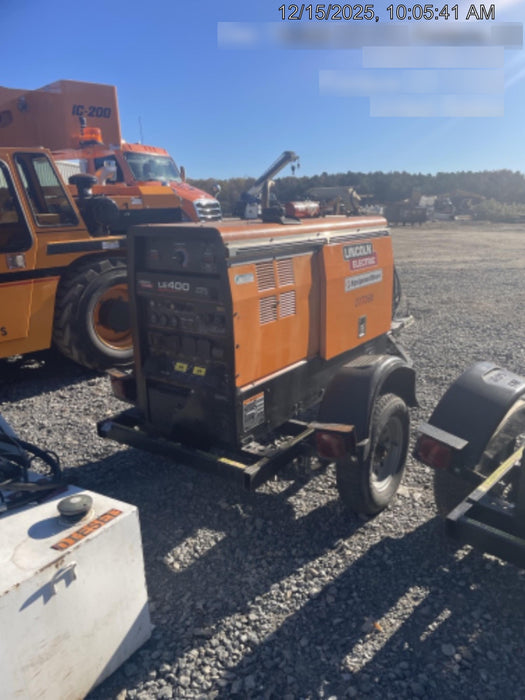 2022 Lincoln Electric LE400 Kubota V1505, Trlr, Cable Rack, Light Kit, ES Decals, T3