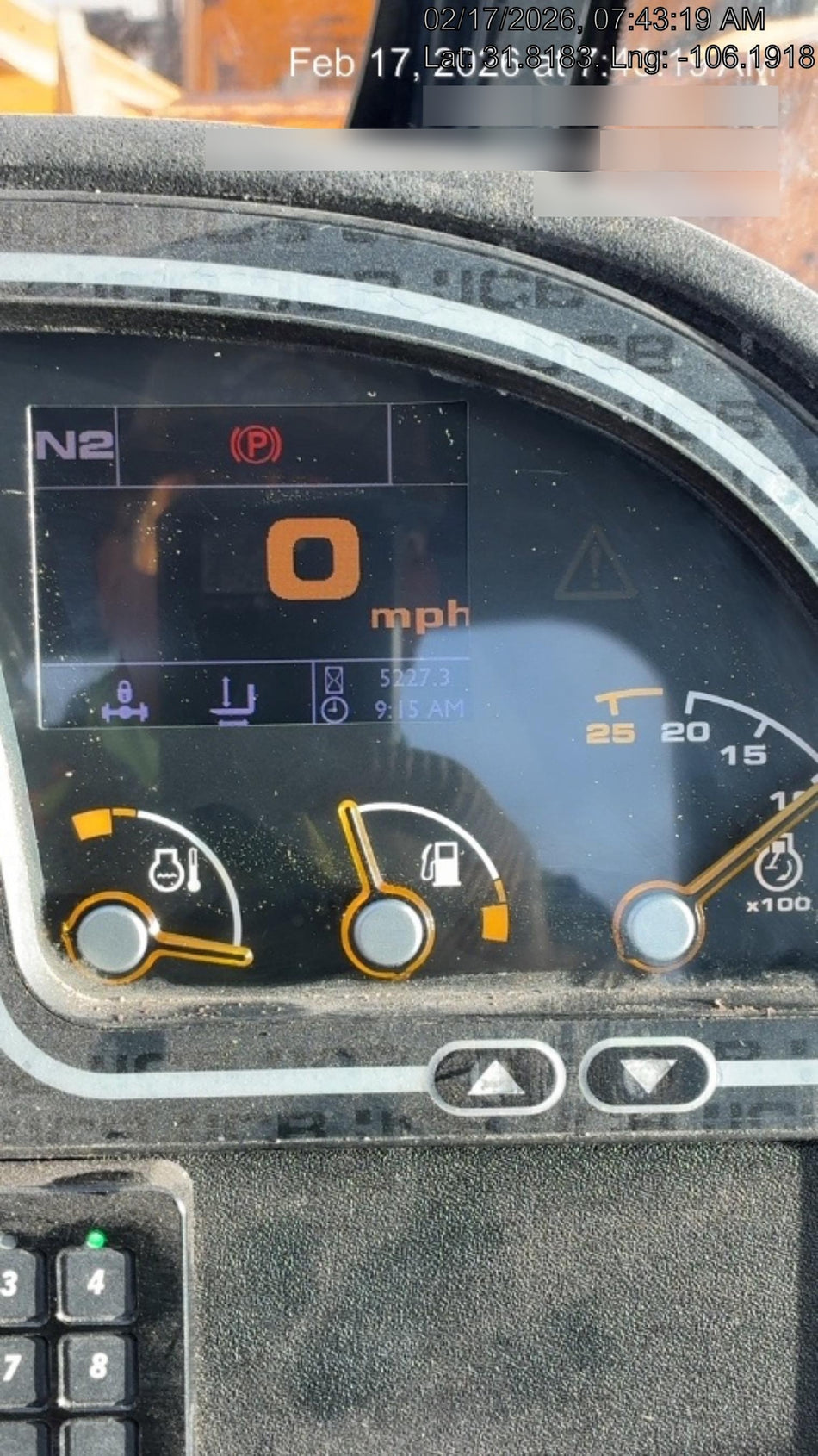 2018 JCB 510-56 JCB 510-56 Telehandler 74 HP w/CAB/HVAC, Beacon, Worklights, Aux Hydraulics, Solid Tires, 60" Carriage/Forks