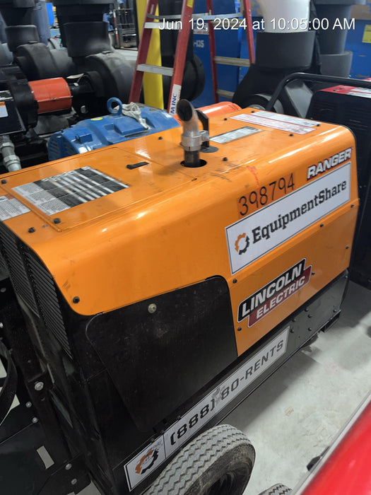 2024 Lincoln Electric Ranger 305 LPG Ranger 305 LPG, Undercarriage, Tank Holder & Strap, 10kw AC Gen, 25hp Kohler LPG Eng