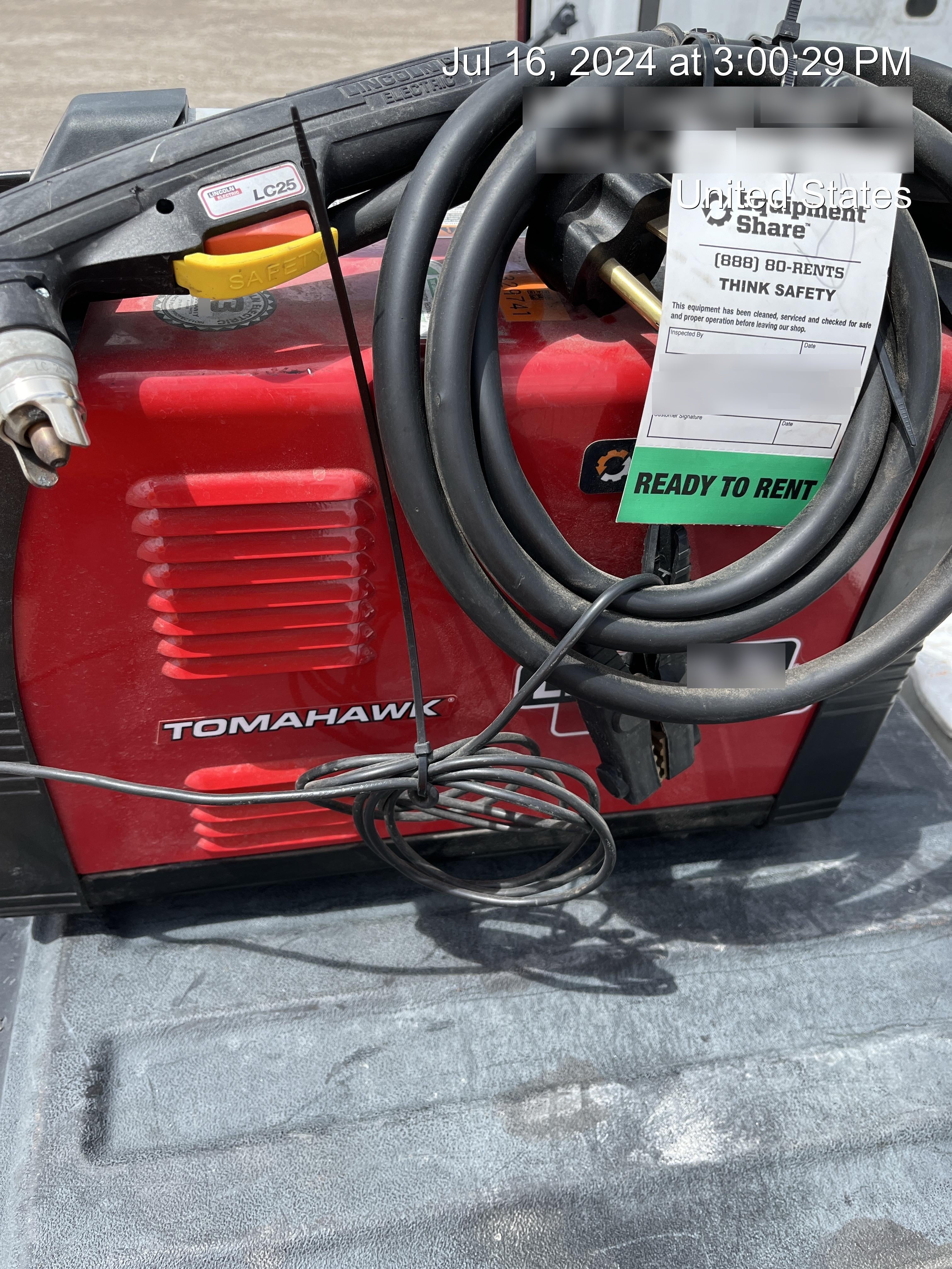 2023 LINCOLN ELECTRIC TOMAHAWK 375 AIR