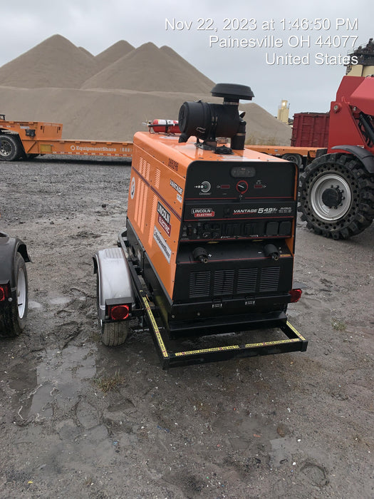 2022 Lincoln Electric Vantage 549X Crosslink Technology, Trailer Mounted, ES Decals, T3