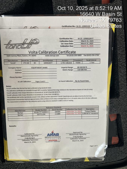 2022 TORCUP VT-500KIT