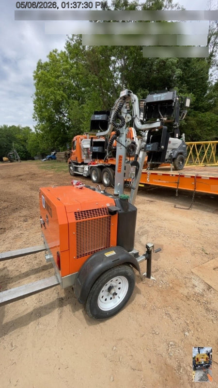 2025 Wanco WLTT-4MM4K Diesel, Mitsubishi L2E, 9.0HP @1800 rpm, Deep Sea Controller, Shore Power Plug, Auto Start, (4) 350W LED Floodlights, 4kW Generator, 60 Gal Fuel Tank, 2" Ball, T3