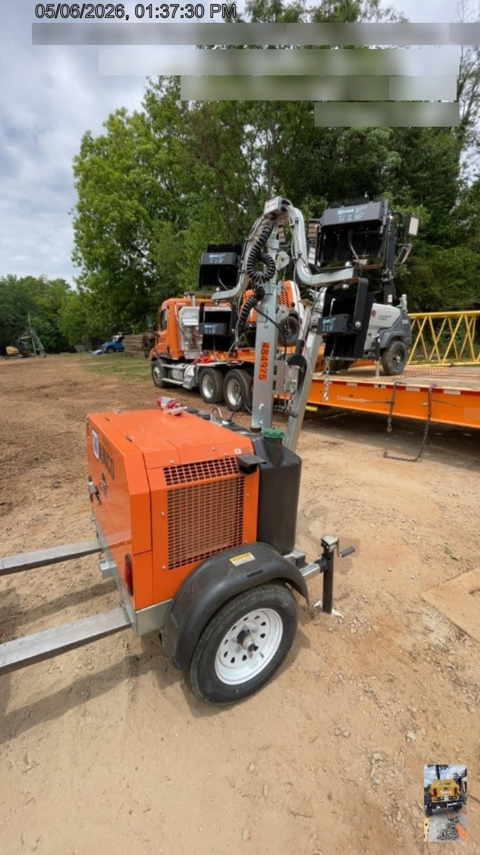 2025 Wanco WLTT-4MM4K Diesel, Mitsubishi L2E, 9.0HP @1800 rpm, Deep Sea Controller, Shore Power Plug, Auto Start, (4) 350W LED Floodlights, 4kW Generator, 60 Gal Fuel Tank, 2" Ball, T3