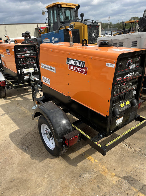 2023 Lincoln Electric LE400 Kubota V1505, Trlr, Cable Rack, Light Kit, ES Decals, T3