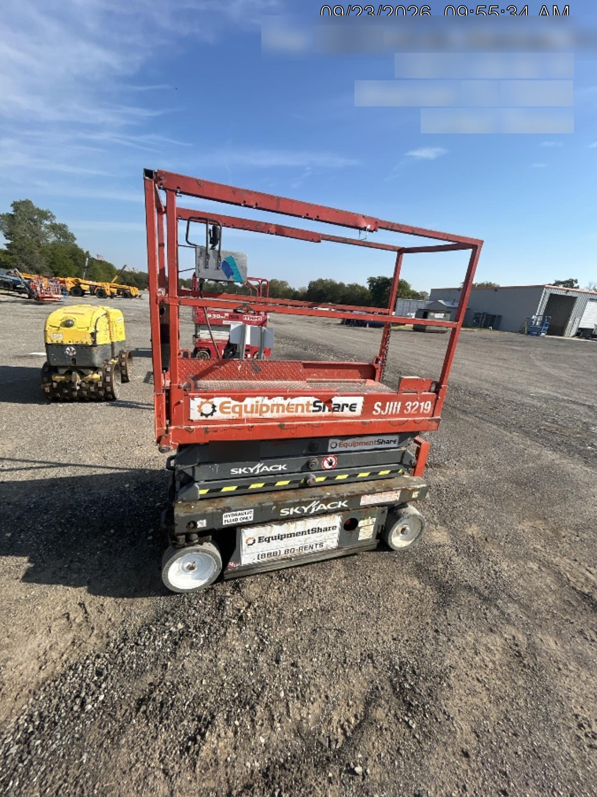 2019 Skyjack SJIII-3219 Skyjack SJIII3219 Standard w/Trojan Batteries