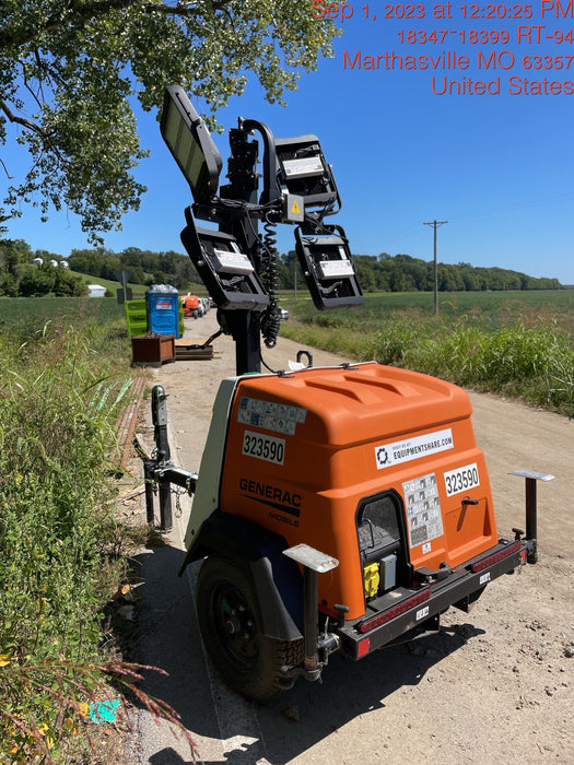 2023 Generac MLT2 Diesel, Flex Switch 120V Input, Powerzone Controller, (4) 320W LED Lights, 4kW Generator, 39.9 Gal Fuel Tank, 2" Ball, T3