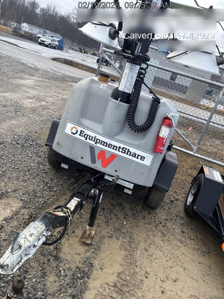 2019 Wacker Neuson LTV6L-MH Mobile Light Tower w/Fuel Level Sensor Installed