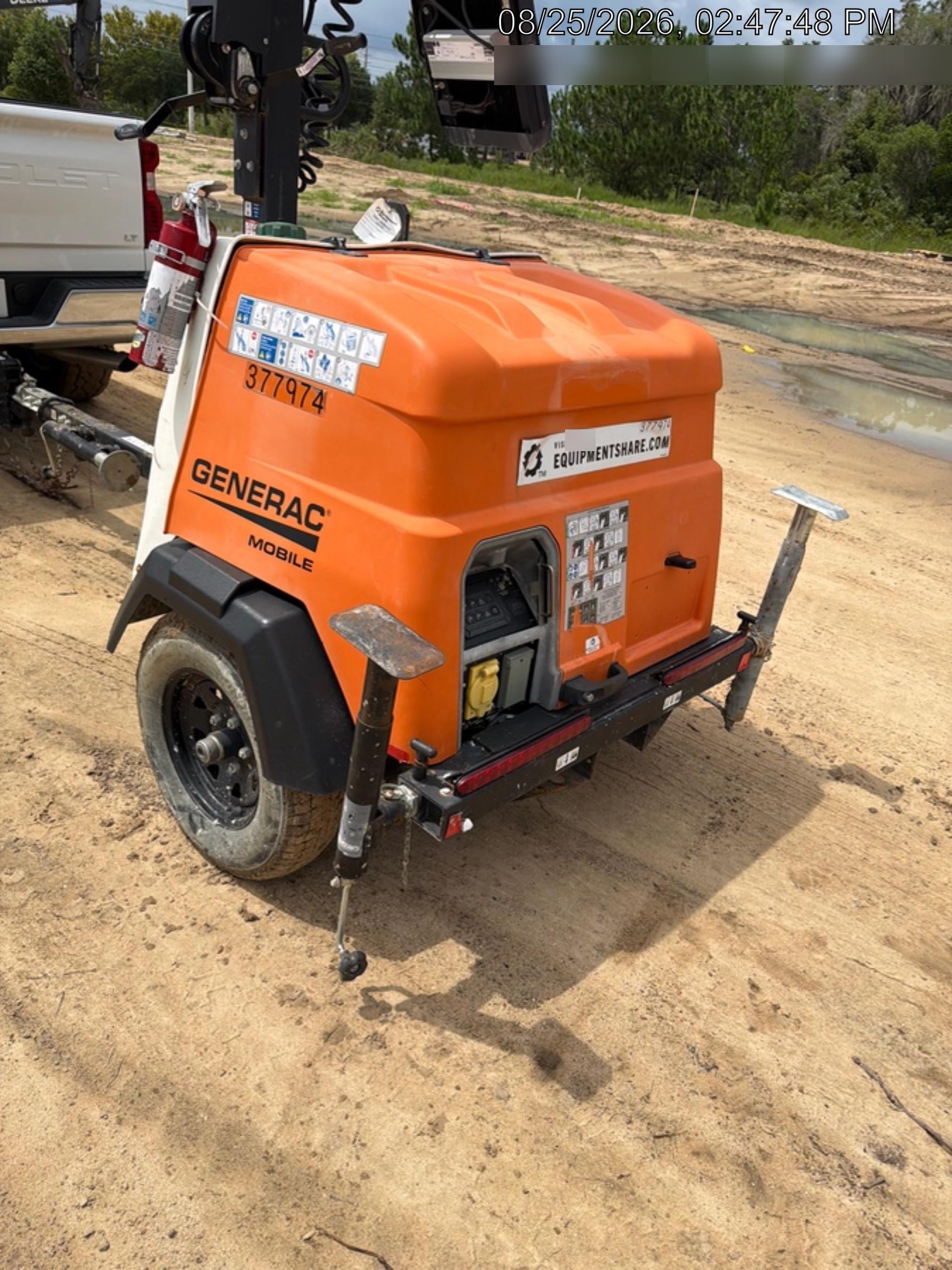 2023 Generac MLT2 Diesel, Flex Switch 120V Input, Powerzone Controller, 
(4) 320W LED Lights, 4kW Generator, 39.9 Gal Fuel Tank, 2" Ball, T3